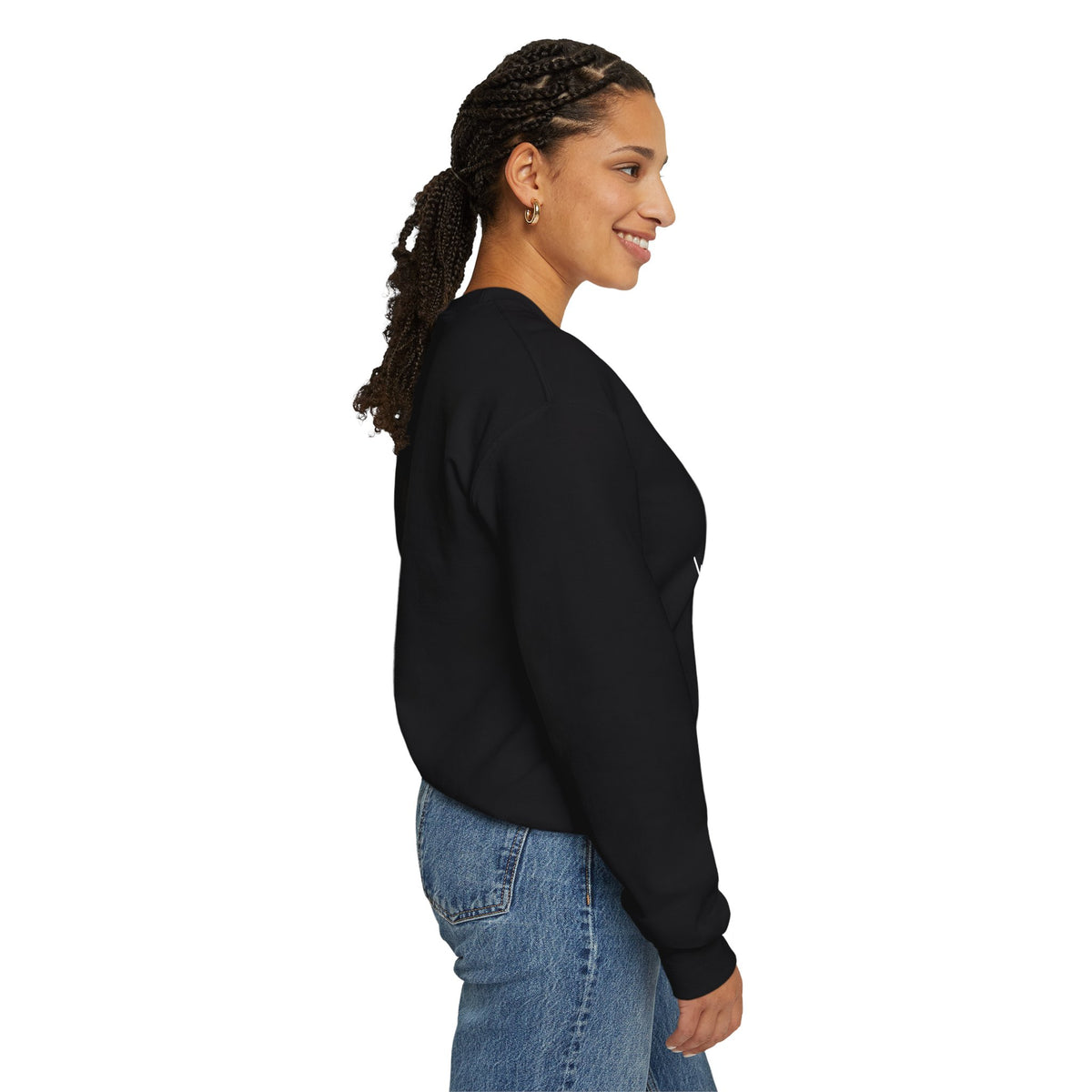 Weav Told Me Sweatshirt — Heart Logo Graphic Crewneck