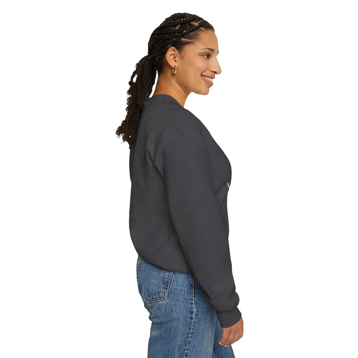 Weav Told Me Sweatshirt — Heart Logo Graphic Crewneck